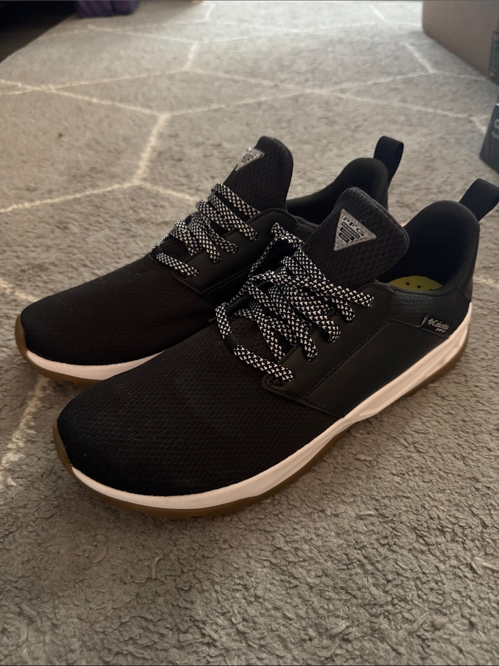 Columbia PFG Men’s Black Athletic Casual Sneakers